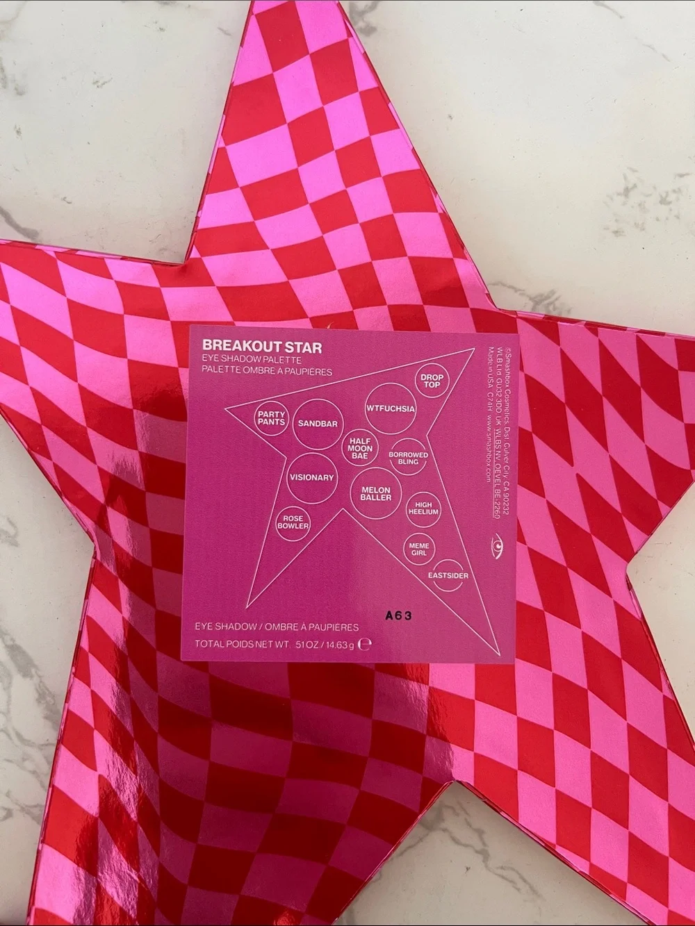 Smashbox Christian Cowan Breakout Star Eyeshadow Palette — Pink & Gold Shades